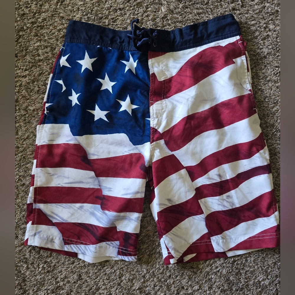 Bass Pro Shops Stars and Stripes Swim Shorts